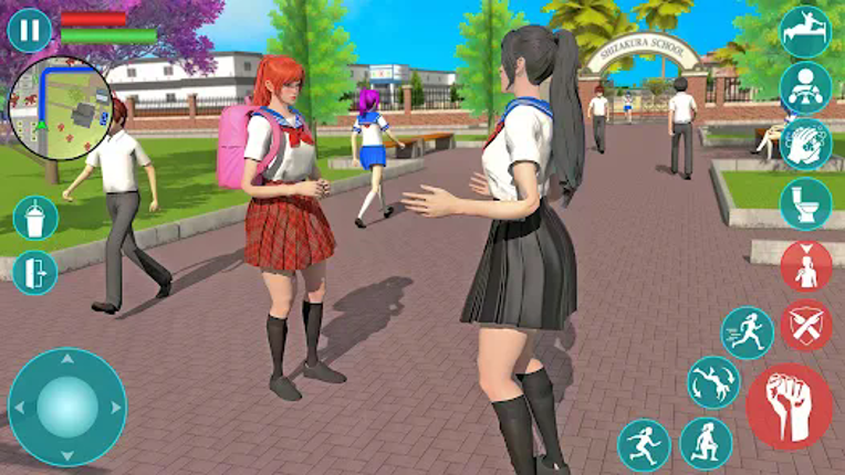 High School Anime Simulator 3D screenshot