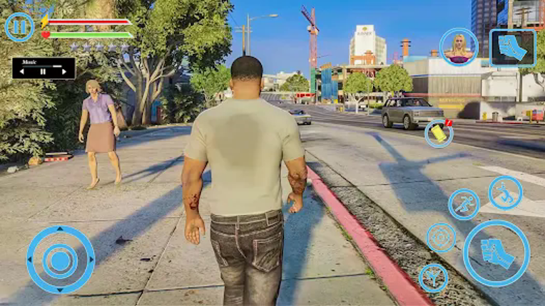 City Gangster Crime Car Games screenshot