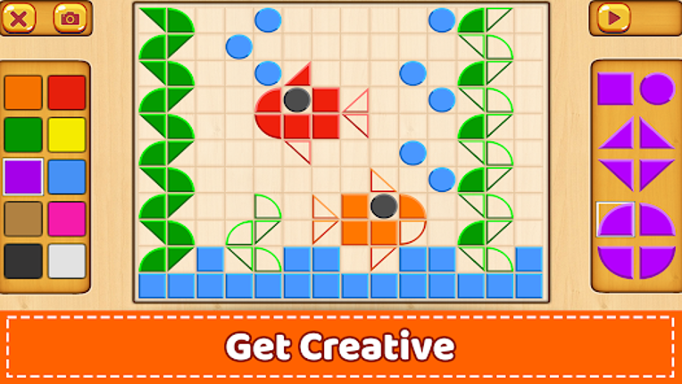 Mosaic Puzzles Art Game Kids screenshot