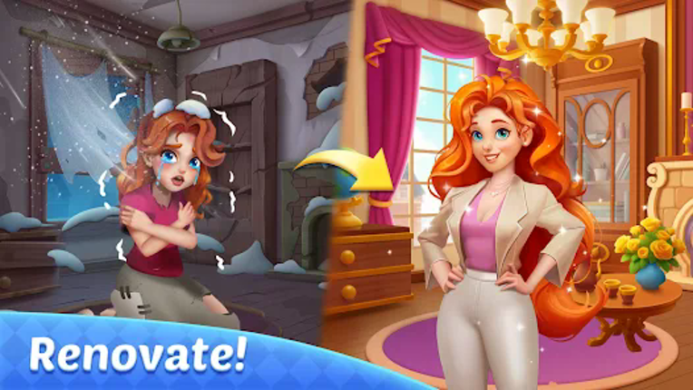 Triple Family 3D™- Match Story screenshot