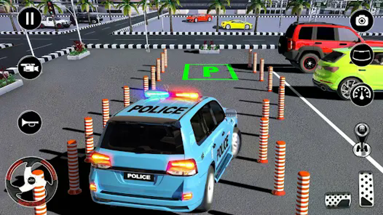 Police Prado Parking Car Games screenshot