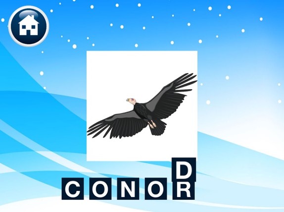 Kids Word Puzzles - Spell to learn Animals, Birds, Fruits, Flowers, Shapes, Vegetables for preschool and kindergarten screenshot