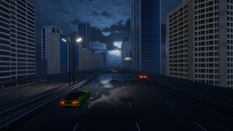 Motorcycle Night Ride screenshot