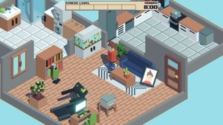 "Working" from home Image