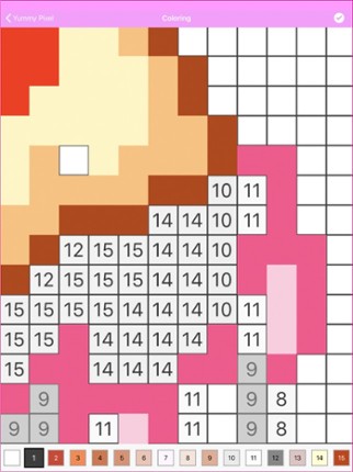 Yummy Pixel - Color by Number screenshot