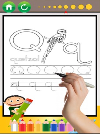 ABC Easy Coloring Book Pages For Kids &amp; Adults screenshot