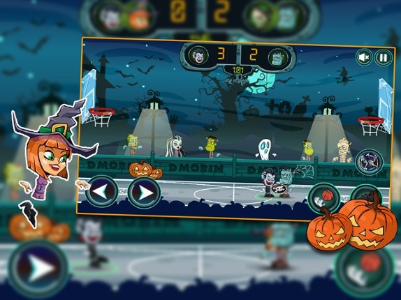 Basketball Legends Halloween screenshot