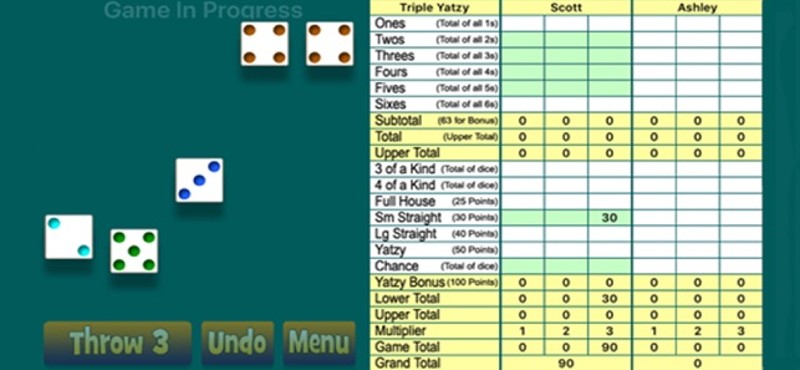 Best Triple Yatzy Ever screenshot