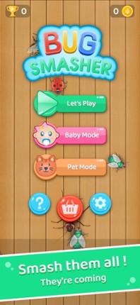 Bug Smasher HD screenshot