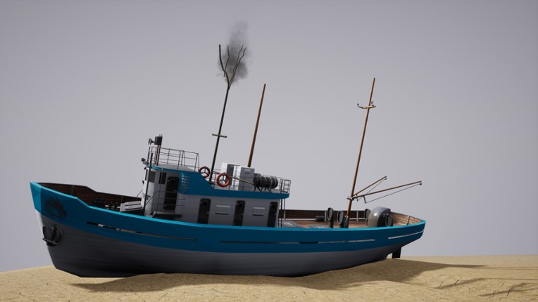 Bus stop in the fog screenshot