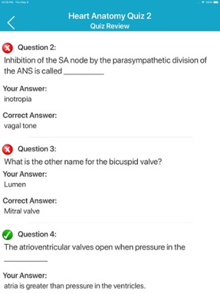 Cardiovascular System Quizzes screenshot