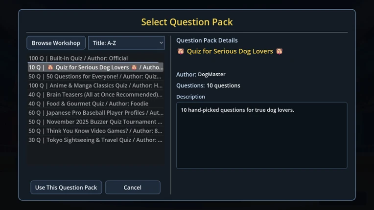 Casual Quiz Stadium Image