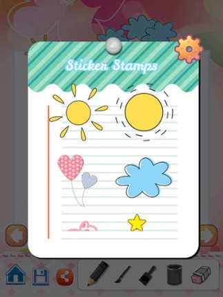 Chicken Drawing Coloring Book - Cute Caricature Art Ideas pages for kids screenshot