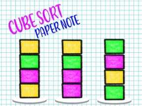 Cube Sort: Paper Note Image