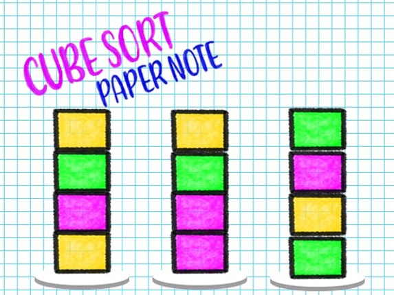 Cube Sort: Paper Note Game Cover