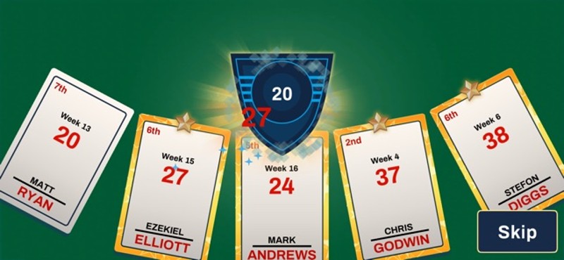Five Card Lineup Image