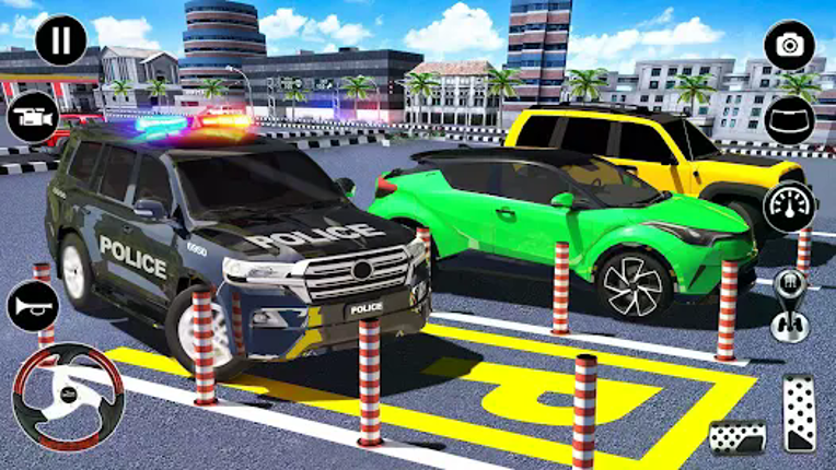 Police Prado Parking Car Games screenshot