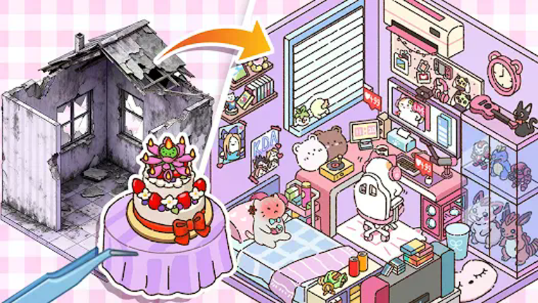 Sticker Life: Home Decor Games screenshot
