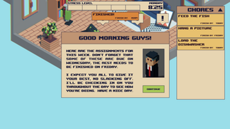 "Working" from home Image