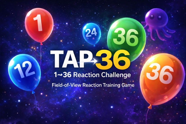 1→36 TAP Challenge Image