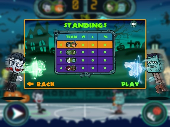 Basketball Legends Halloween screenshot