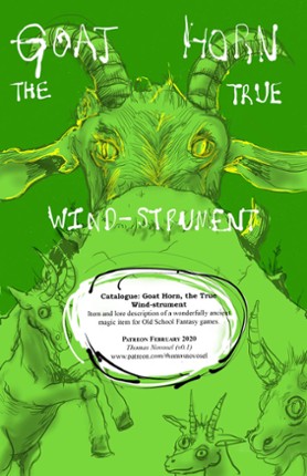 Catalogue: Goat Horn, the True Wind-strument Image