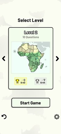 Countries of Africa Quiz screenshot