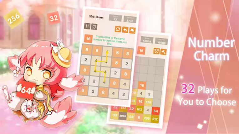 Number Charm: 2048 Games screenshot