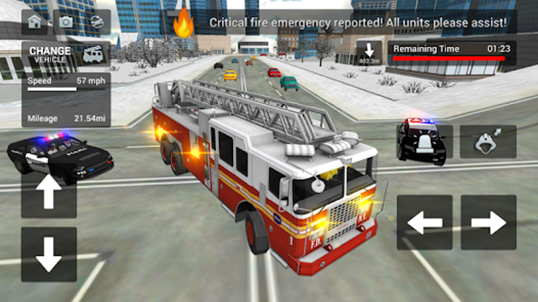 Fire Truck Rescue Simulator Image