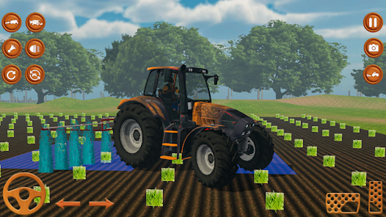 Modern Tractor Farming Games screenshot