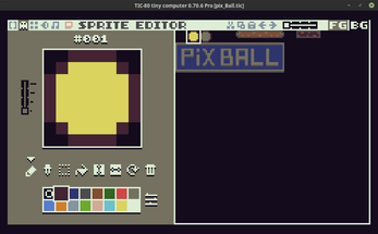 Pixel Ball - Tic80 Image