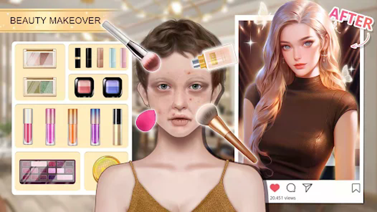 Beauty Makeover - Makeup Game screenshot