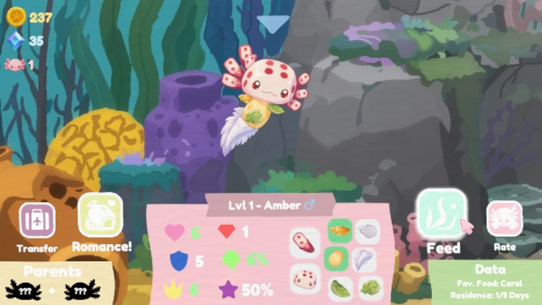 Only Axolotls screenshot