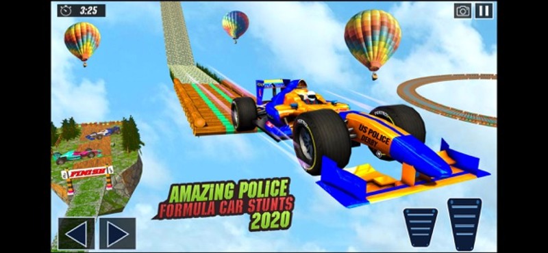 Police Formula Car Derby Games screenshot