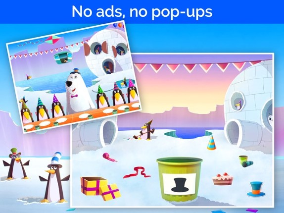 Puzzle game for toddlers full Image