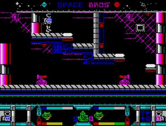 Space Bros 128K screenshot
