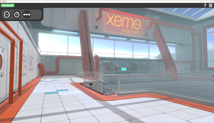 Xemo: Robot Sim screenshot