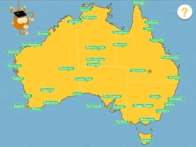 Australia Cities Map Quiz Image