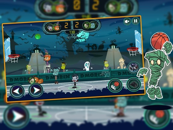 Basketball Legends Halloween screenshot