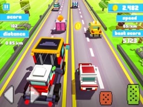 Cop Pursuit - Blocky Car Chase Image