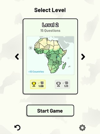 Countries of Africa Quiz screenshot
