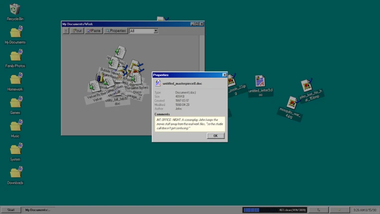 DESKTOP CLEANER 98 screenshot