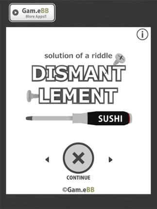 Dismantlement SUSHI | Riddle Image