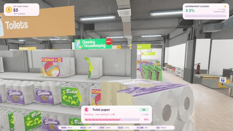 Eat Everything in a Supermarket screenshot