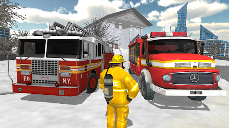 Fire Truck Rescue Simulator screenshot