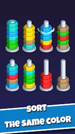 Nut Sort-Color Puzzle Game screenshot