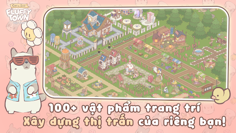 Cats&Soup:Fluffy Town Việt Nam screenshot