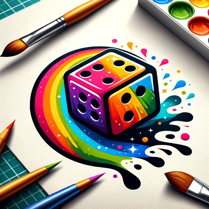 Games like Paint with Dice
