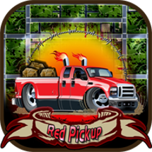 Red pickup - Free Image