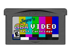 Jayro's GBA™ VIDEO Test Cartridge v1.0 Image